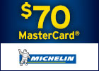 National Michelin BR-$70 Reward Card After Mail-in Submission!