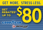 National BL Goodyear/Dunlop - Get up to $80