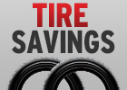 $25 Off a Set of 4 Select Tires! 