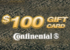 Purchase 4 Continental Brand Tires and Get a $100 Adidas Gift Card!