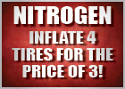 Nitrogen - Inflate 4 Tires for the Price of 3 ($18.00)