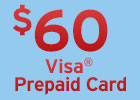 National - Yokohama $60 Visa Prepaid Card